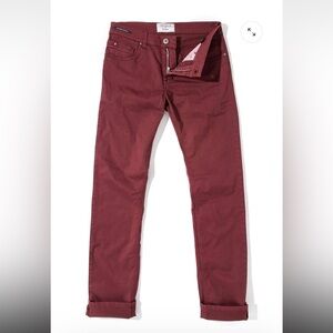 Teleria Zed Italia Men’s Pants Fowler Ultralight Performance Pants Bordeaux 38